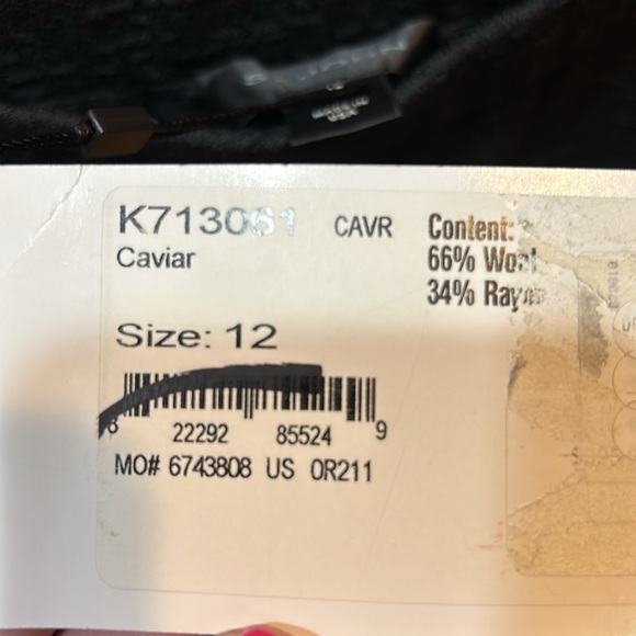 ST. JOHN Caviar SZ 12 Black Skirt - Picture 3 of 4